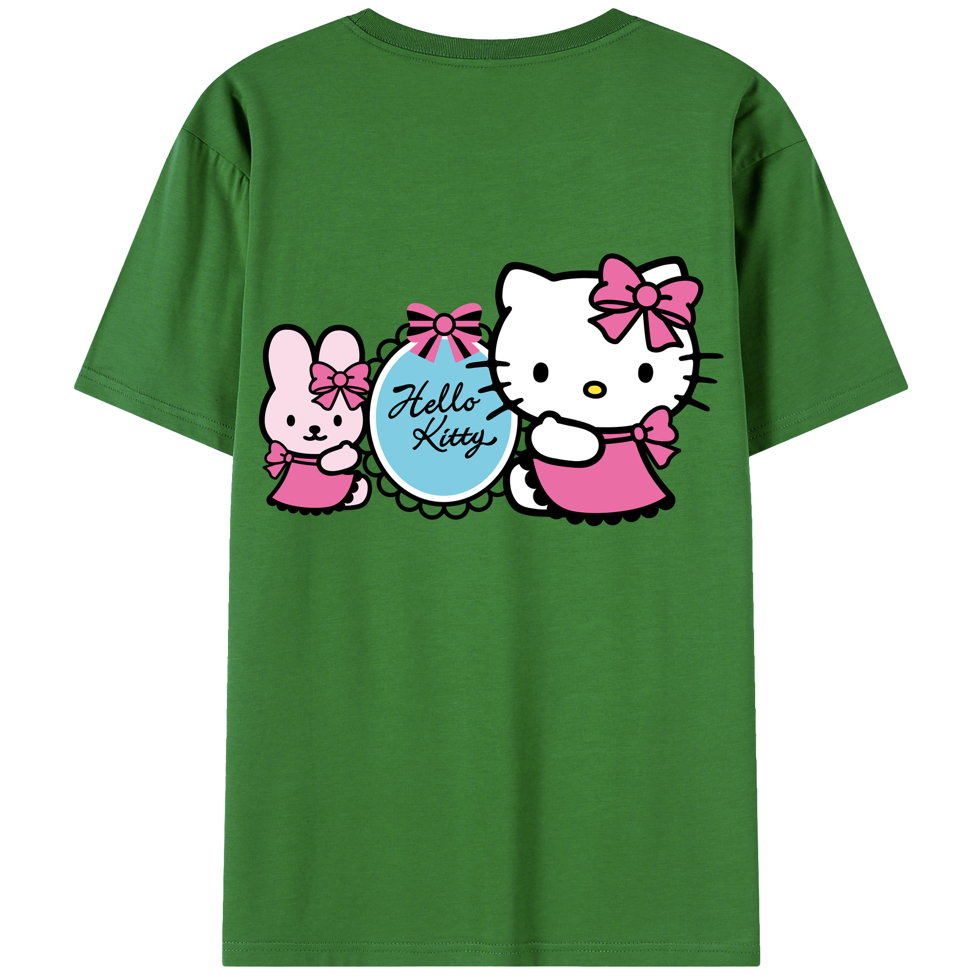 （画像用） Hello Kitty ハローキティ レディース半袖Tシャツ(バックプリント)